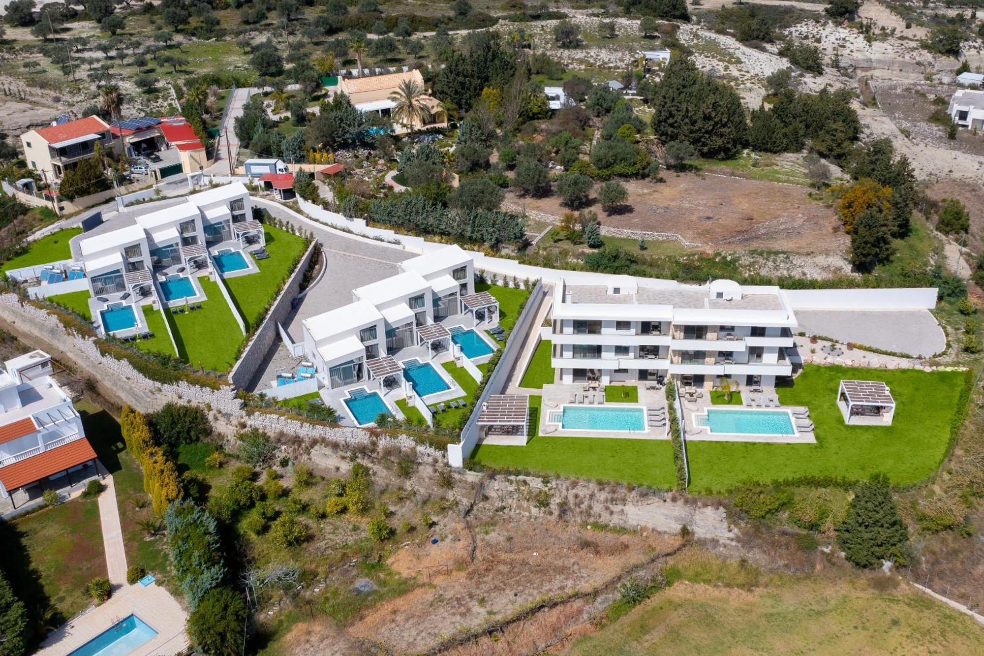 Pantheon Luxury Villas Rhodes Island Afantou Exterior photo