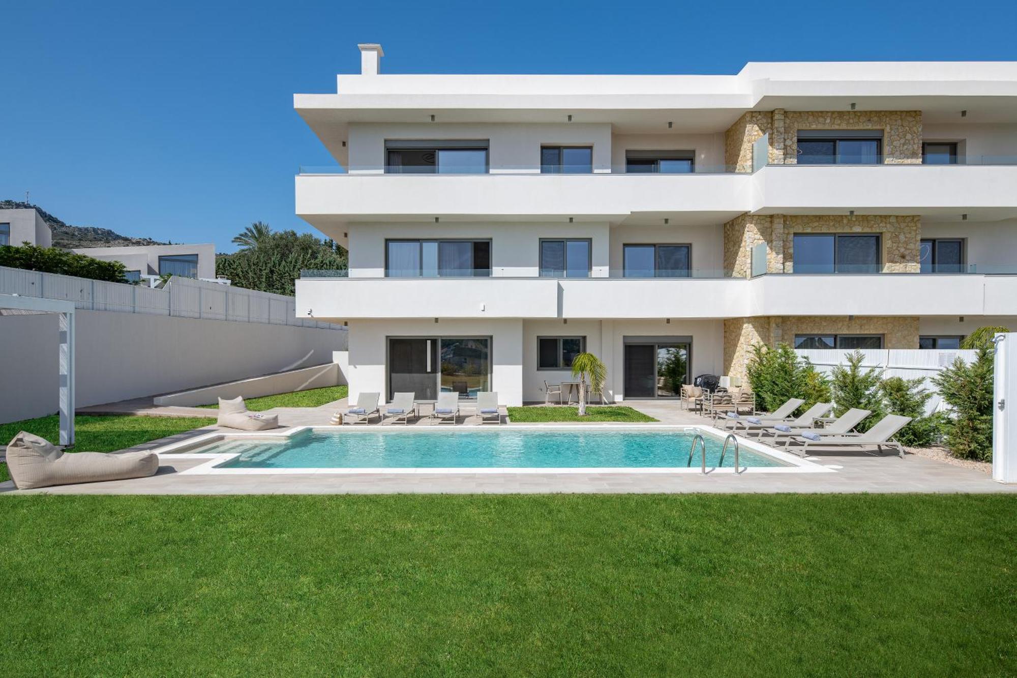 Pantheon Luxury Villas Rhodes Island Afantou Exterior photo