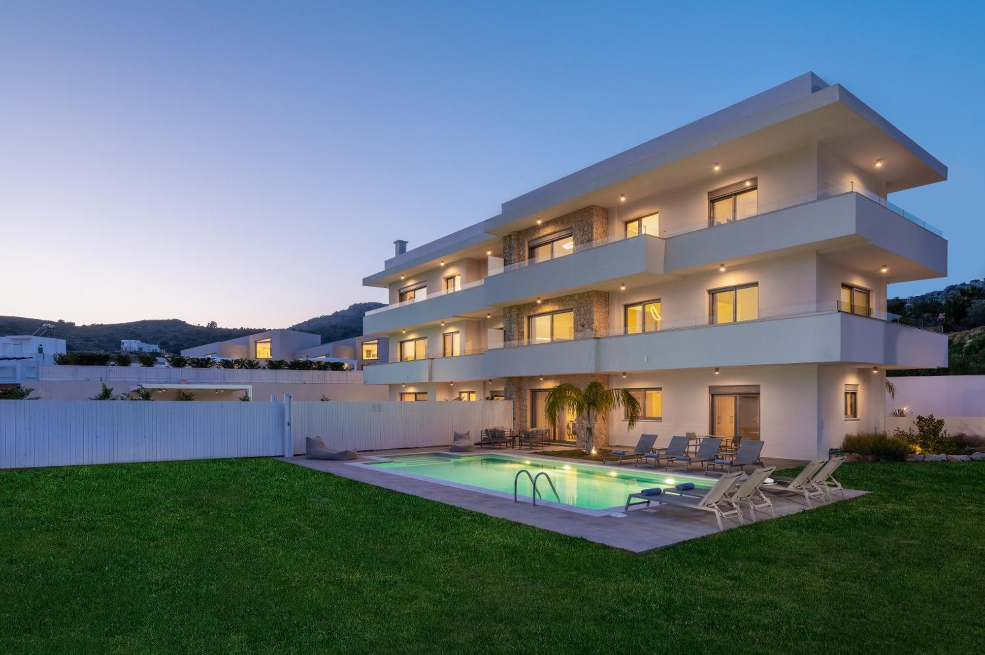 Pantheon Luxury Villas Rhodes Island Afantou Exterior photo