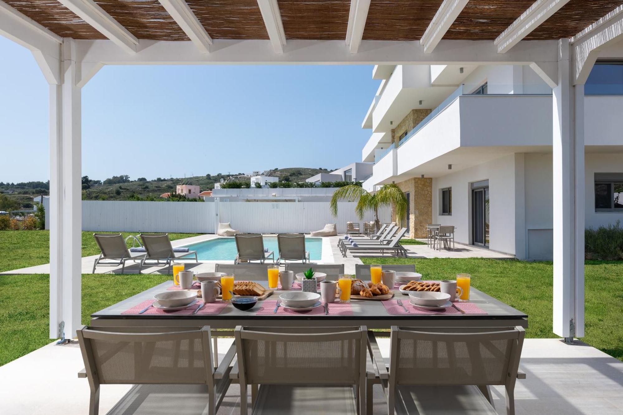 Pantheon Luxury Villas Rhodes Island Afantou Exterior photo